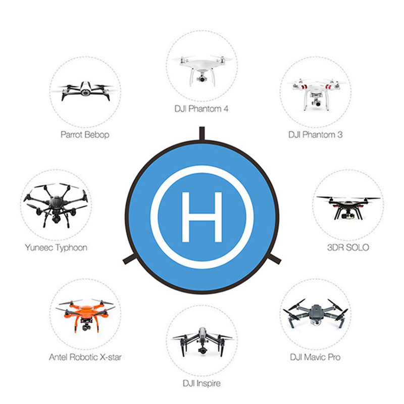 55 ซม.Drone Quadcopters อุปกรณ - Drone Landing Pad บทวิจารณ์และราคา